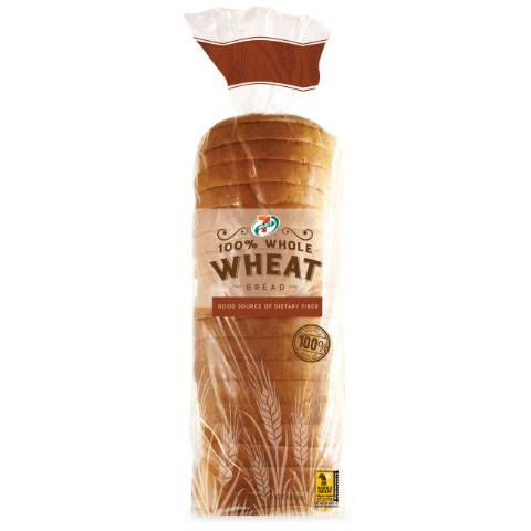 7-Select 100% Whole Wheat Bread 16oz