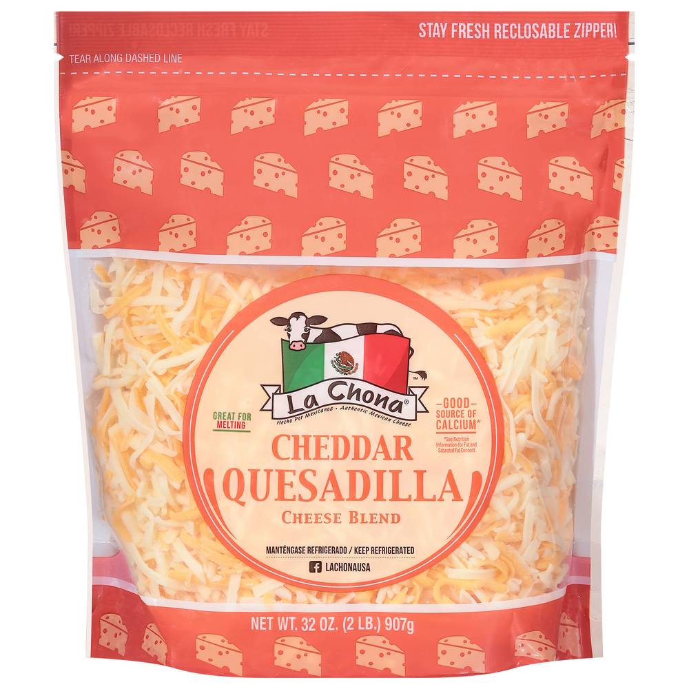 La Chona Cheddar Quesadilla Cheese Blend