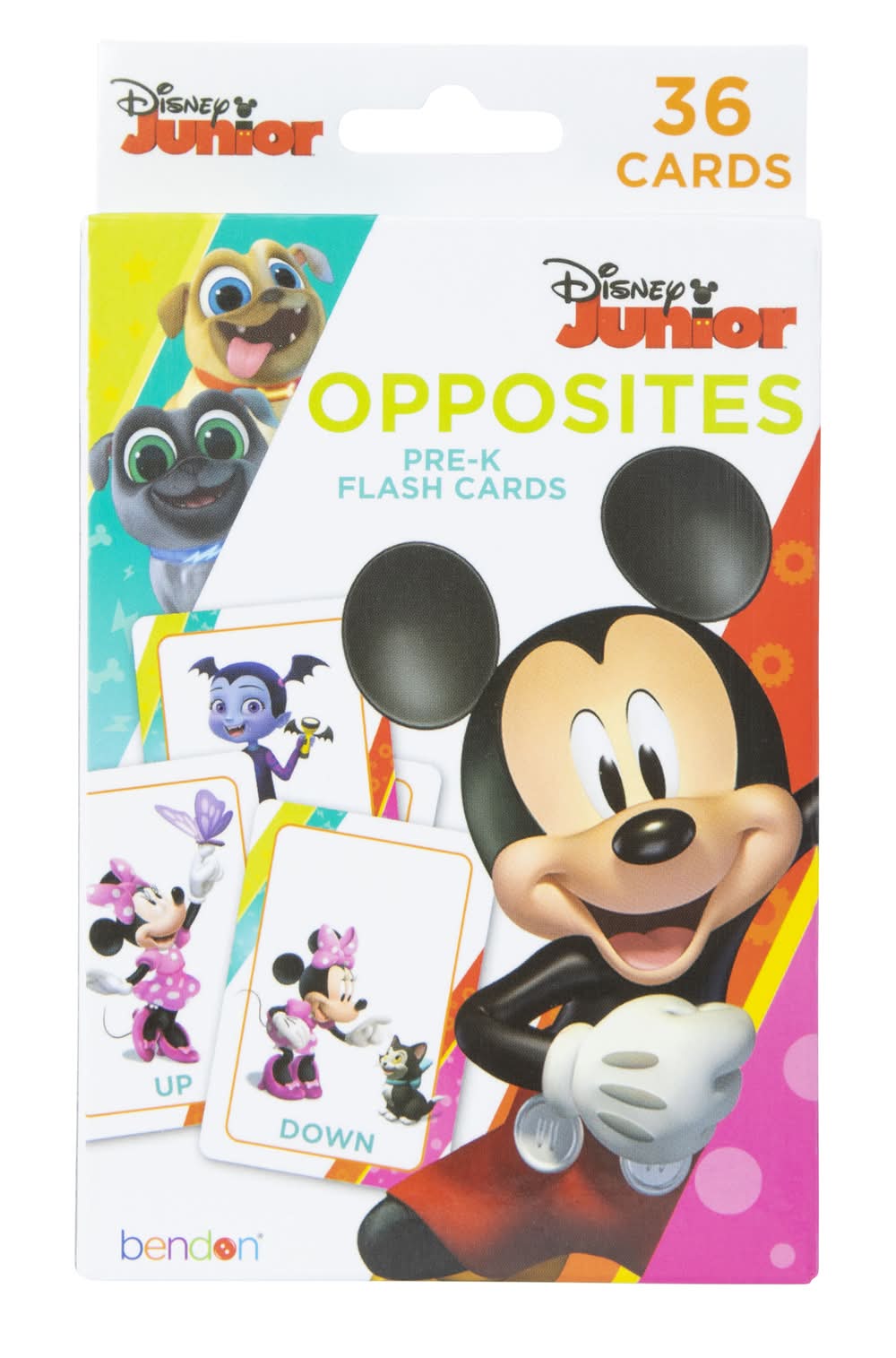 Disney Junior Pre-K Opposites Flash Cards 36-Count Opposites