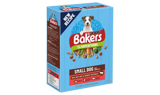 BAKERS Small Dog Beef with Vegetables Dry Dog Food 1.1kg