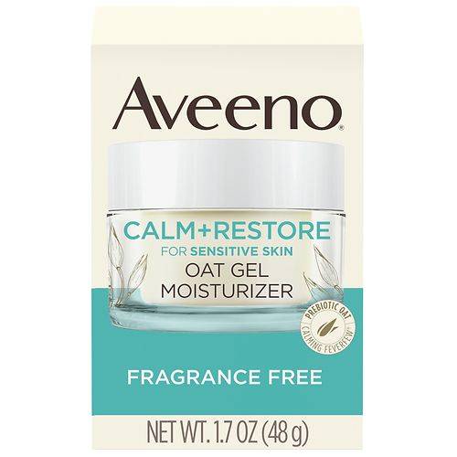 Aveeno Calm + Restore Oat Gel Face Moisturizer, Sensitive Skin - 1.7 oz