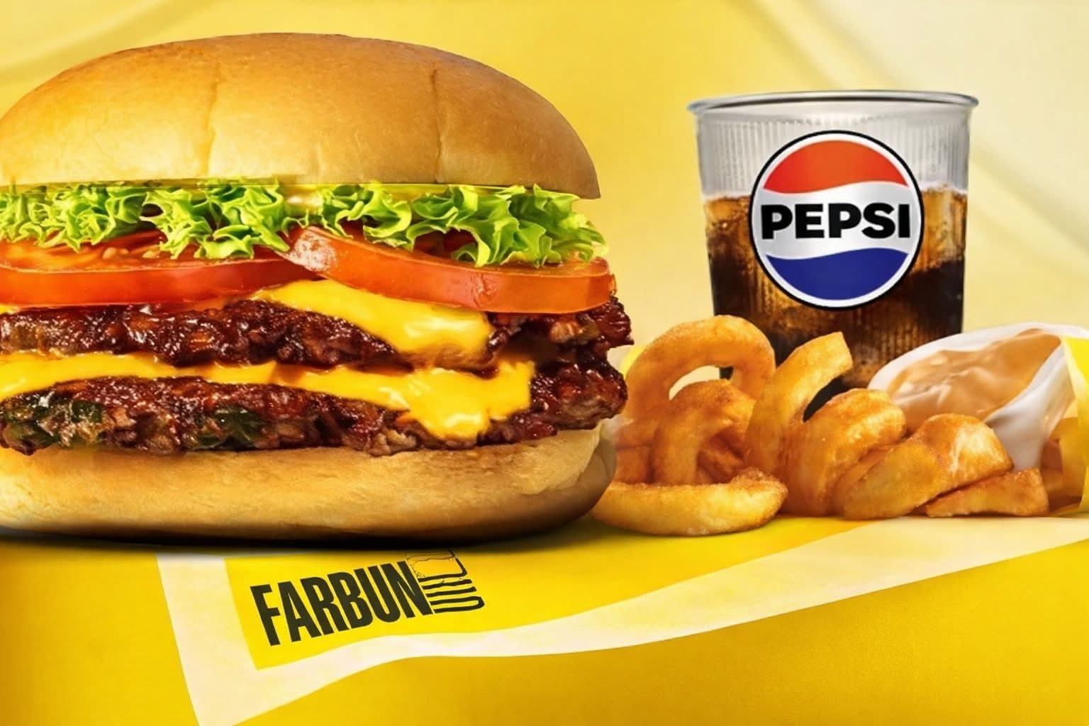 Double Beef Bun Burger