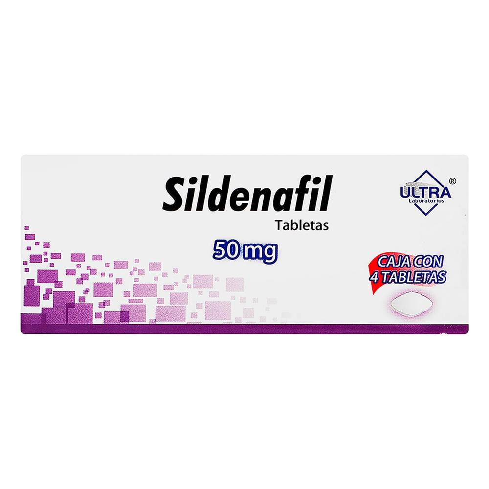 ULTRA Laboratorios · Sildenafil tabletas 50 mg (4 un)