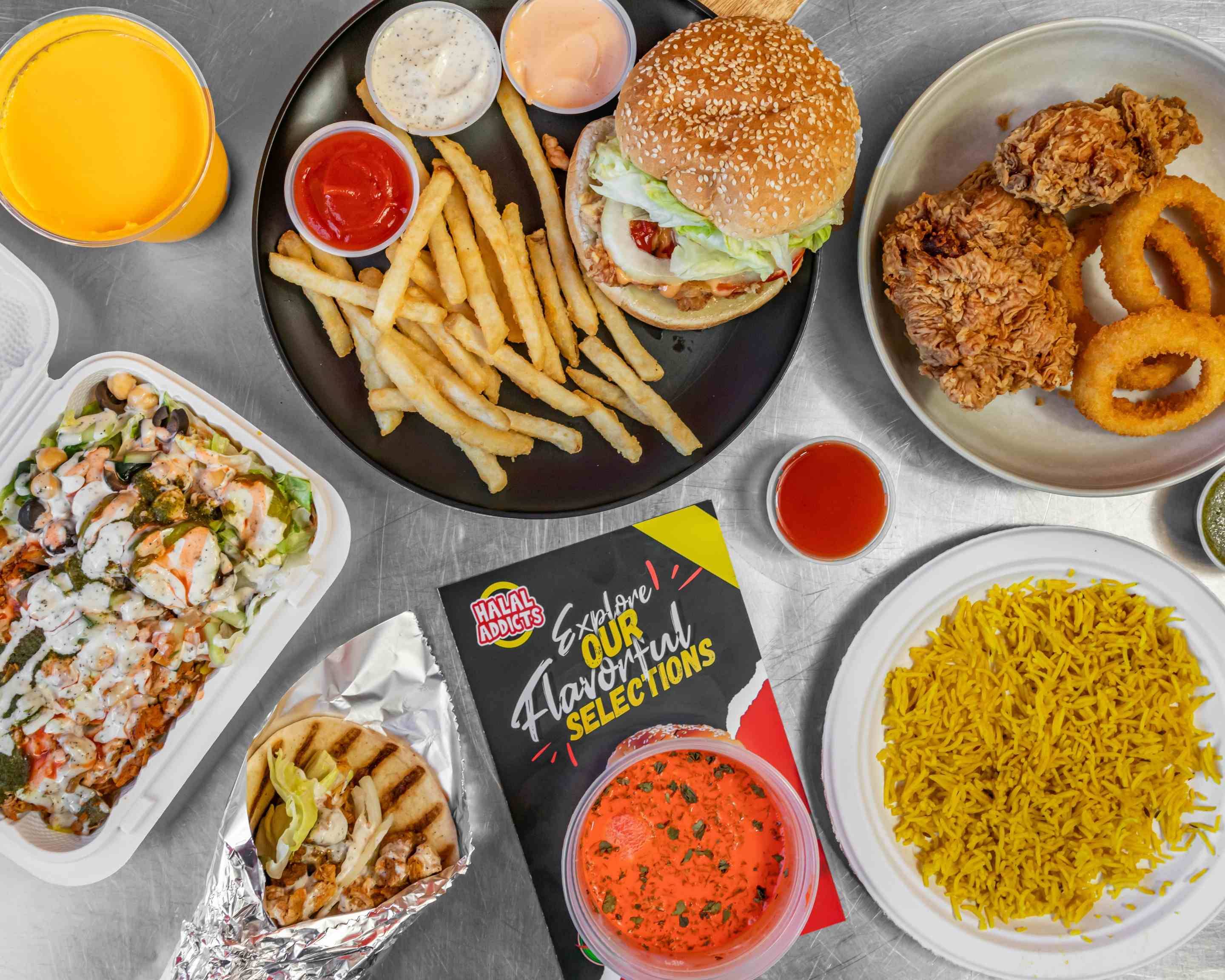 Order Halal Addicts (1408 US - 9 Clifton Park) - Menu & Prices ...
