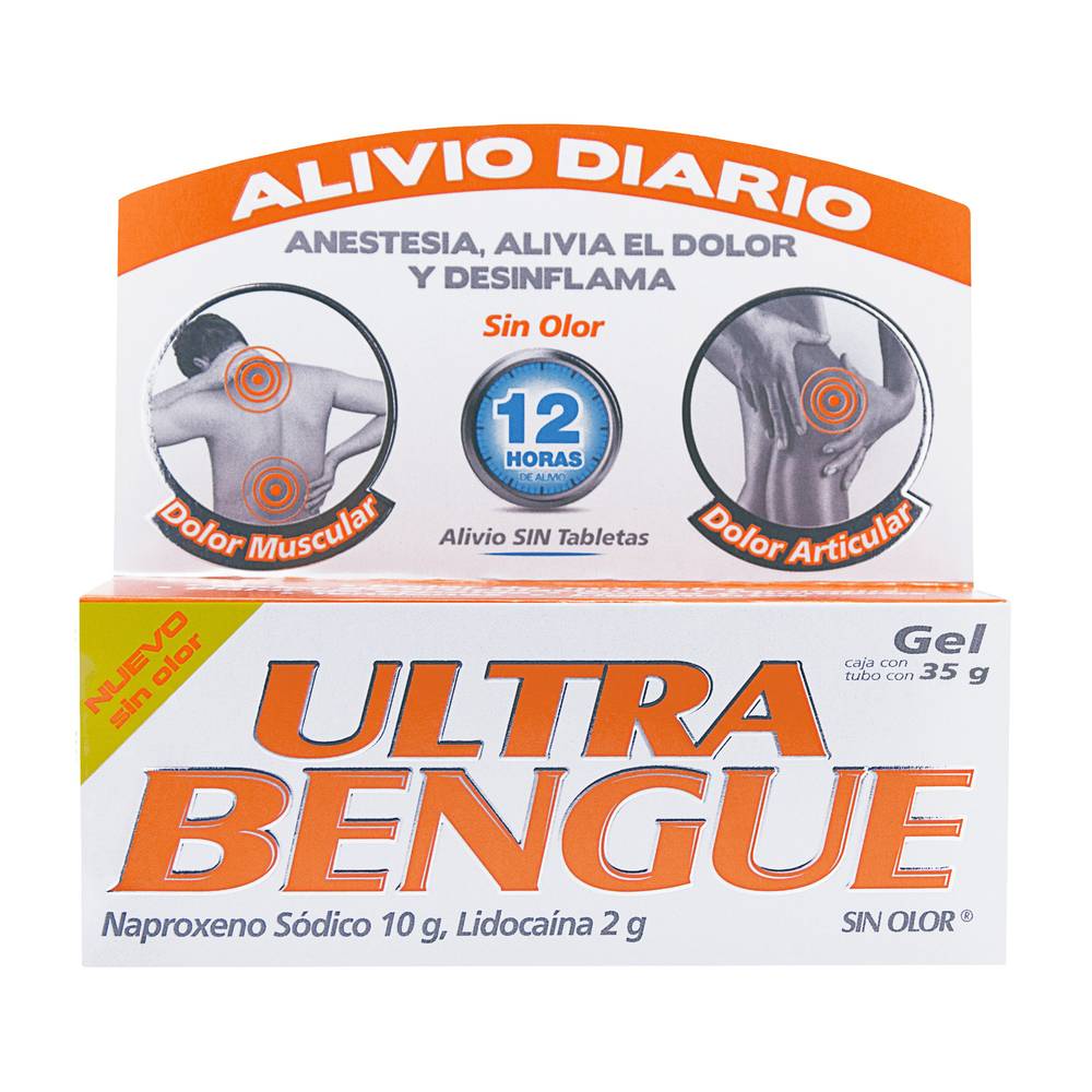Ultra bengue sin olor gel 10g/ 2g (1 pieza)