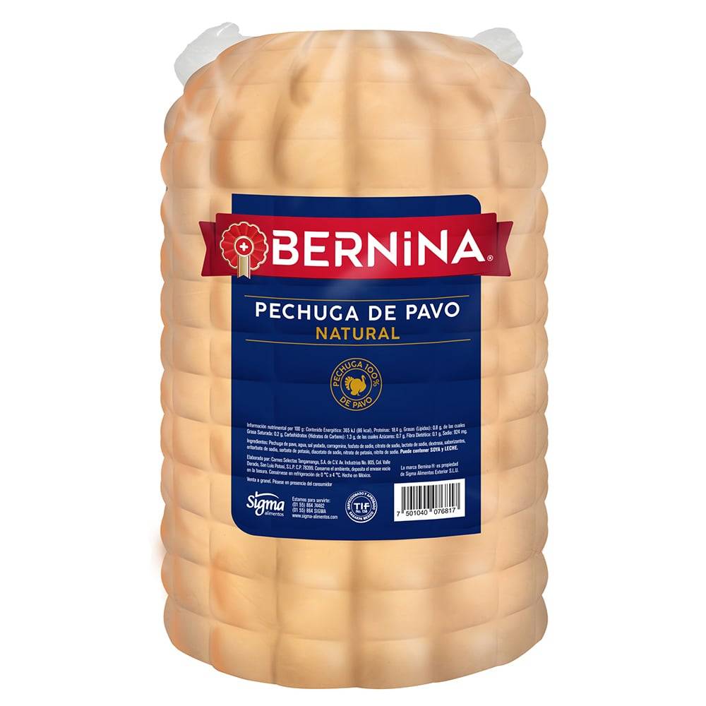 Bernina pechuga de pavo natural (a granel)