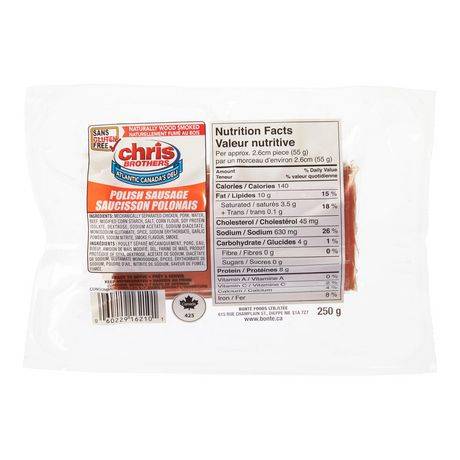 Chris Brothers Polish Sausage (250 g)
