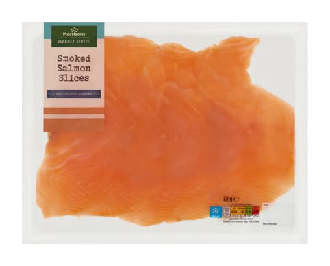 Morrisons The Fishmonger's on Market Street Smoked Salmon Slices (120g)
