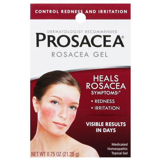 Prosacea Homeopathic Rosacea Treatment Gel