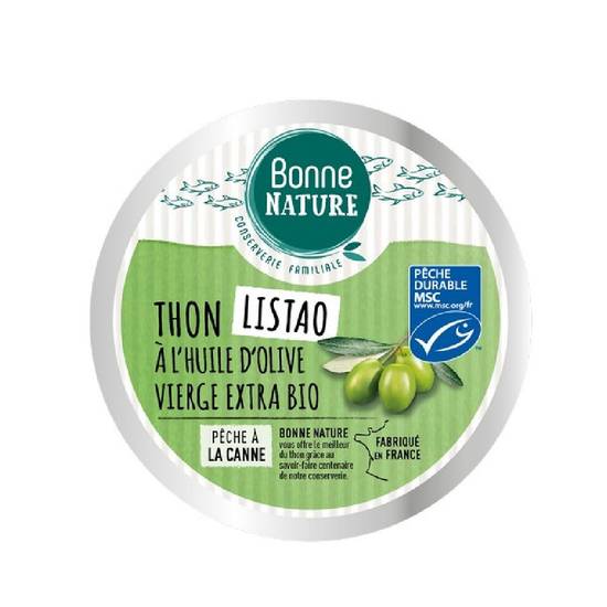 Thon listao msc h. olive vierge extra 16 - BONNE NATURE - BIO