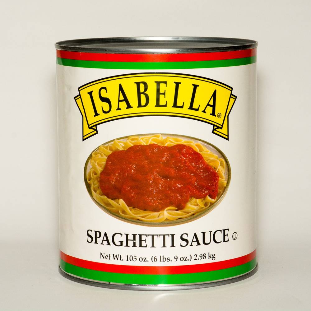 Isabella - Spaghetti Sauce - 6 lb Can (Case of 6)