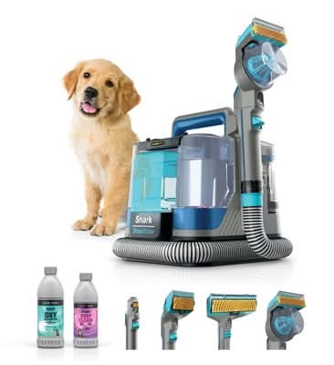 Shark Stain Striker Hair Pro Portable Carpet Cleaner 24.35 fl oz, Gray