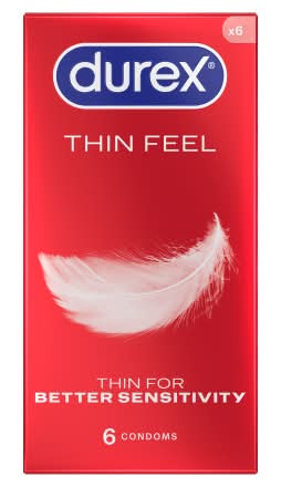Durex Thin Feel Regular Fit Condoms (6 pack)