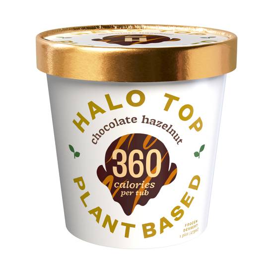 Halo Top Oat Milk Chocolate Hazelnut Ice Cream Tub 473ml