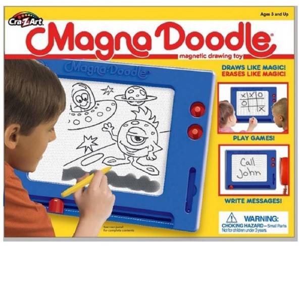 Cra Z Art Retro Magna Doodle Magnetic Drawing Toy