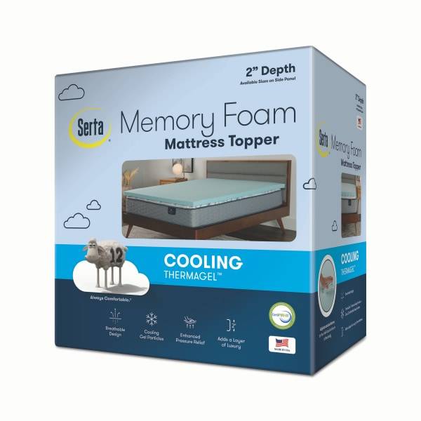 SERTA 2 IN MATTRESS TOPPER - QUEEN