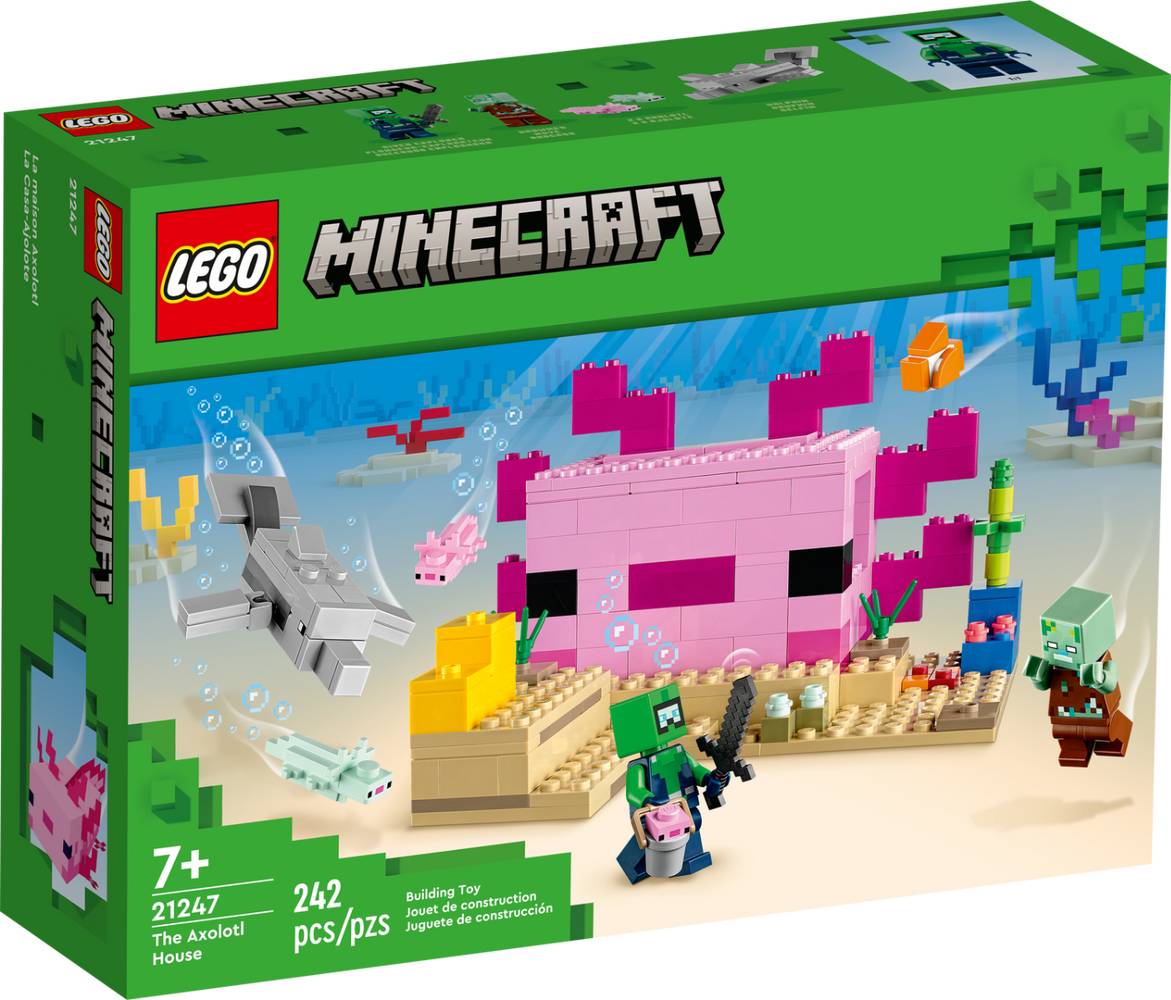 Lego minecraft la casa ajolote 21247