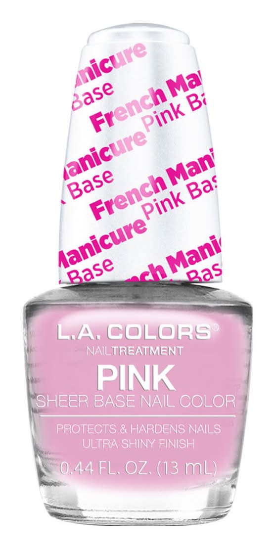 L.A. Colors Sheer Base Nail Color, Pink (0.44 fl oz)