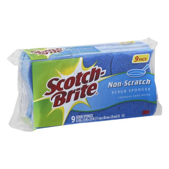 Scotch-Brite Non-Scratch Scrub Sponges (9 ct)