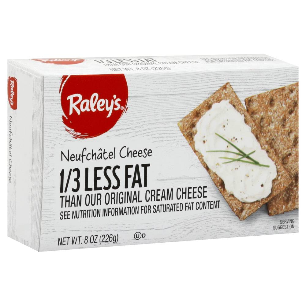 Raley'S Cream Cheese, Low Fat, Neufchatel Cheese 8 Oz
