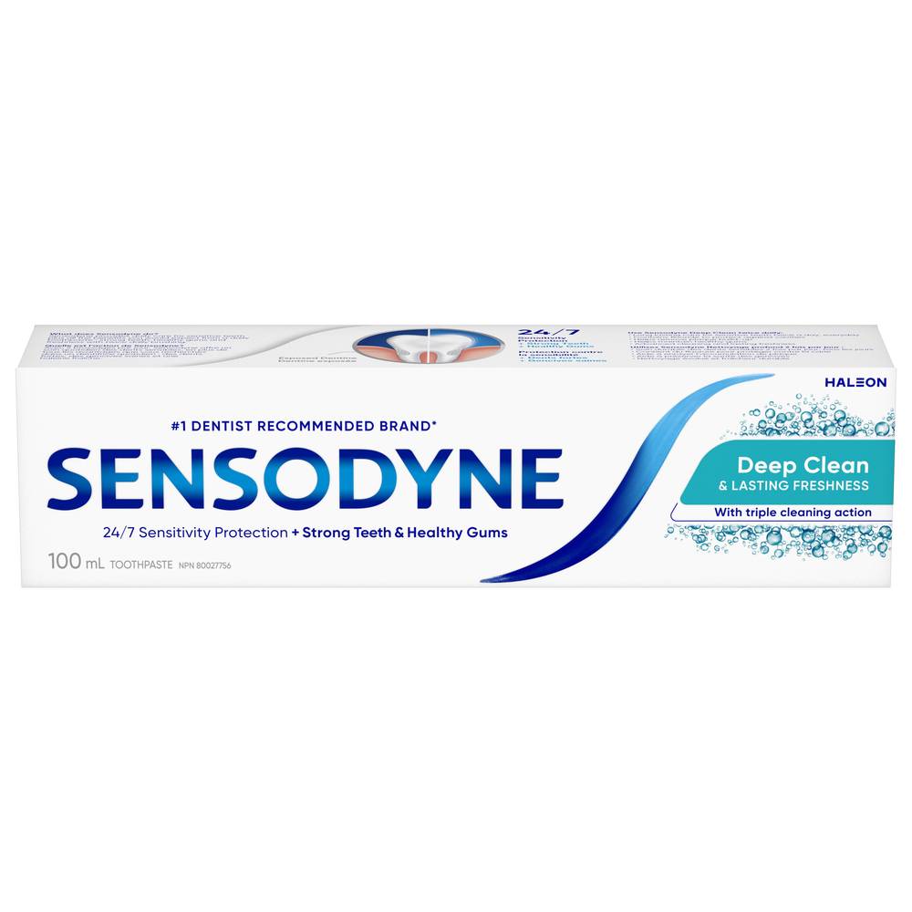 Sensodyne For Sensitive Teeth Deep Clean Daily Care Toothpaste (100 ml)