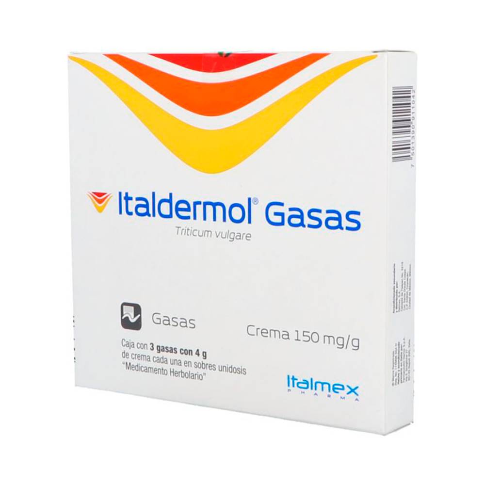 Italmex · Italdermol gasas crema 150 mg (12 g)