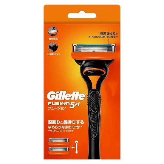 吉列Fusion5+1鋒隱系列刮鬍刀1刀架2刀頭