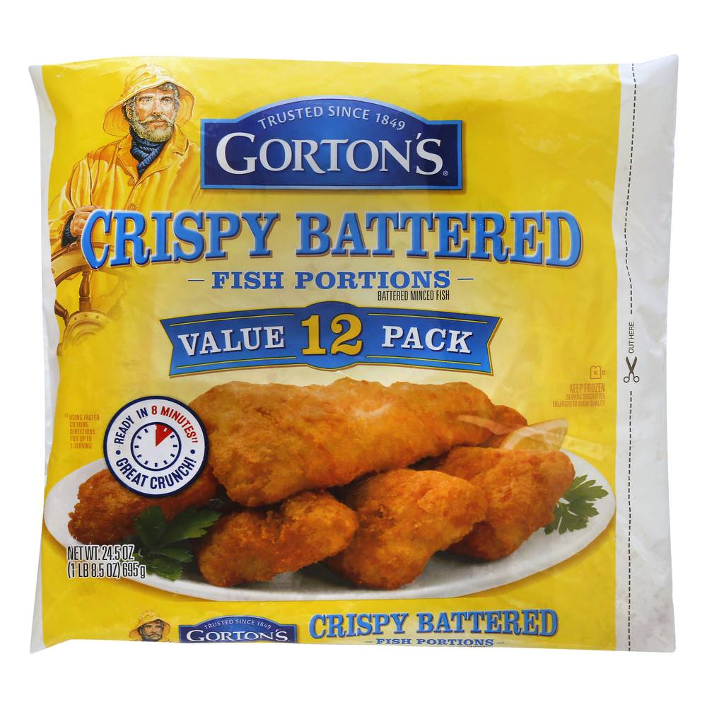 Gorton's Crispy Battered Fish Portions (1.53 lbs, 12 ct)