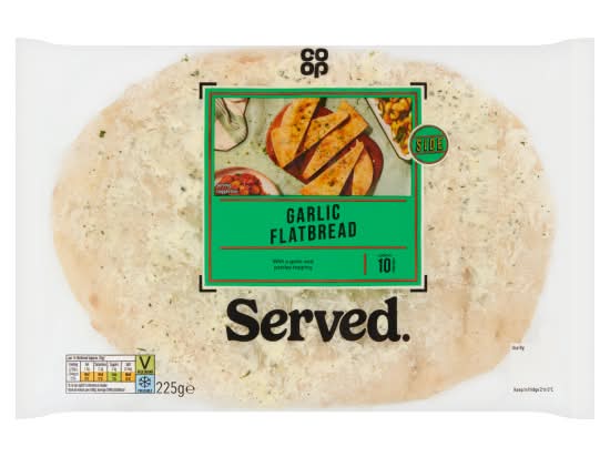 Co-op Garlic & Herb, Flatbread (225g)