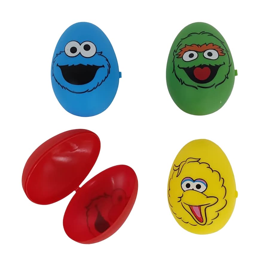 Sesame Street Easter Eggs, Assorted Characters, 6-pc Pack.