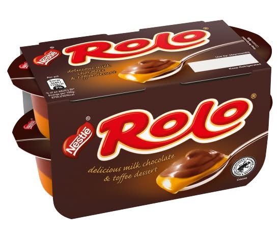 Rolo Delicious Milk Chocolate & Toffee Dessert (4 pack)