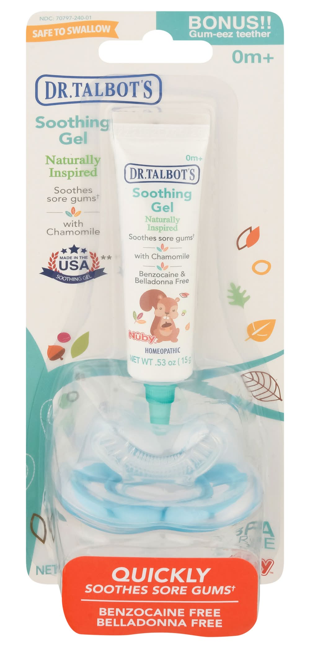 Nuby All Natural Soothing Gel Bonus pack
