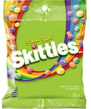 Skittles Sour Bite Size Candies (151 g)