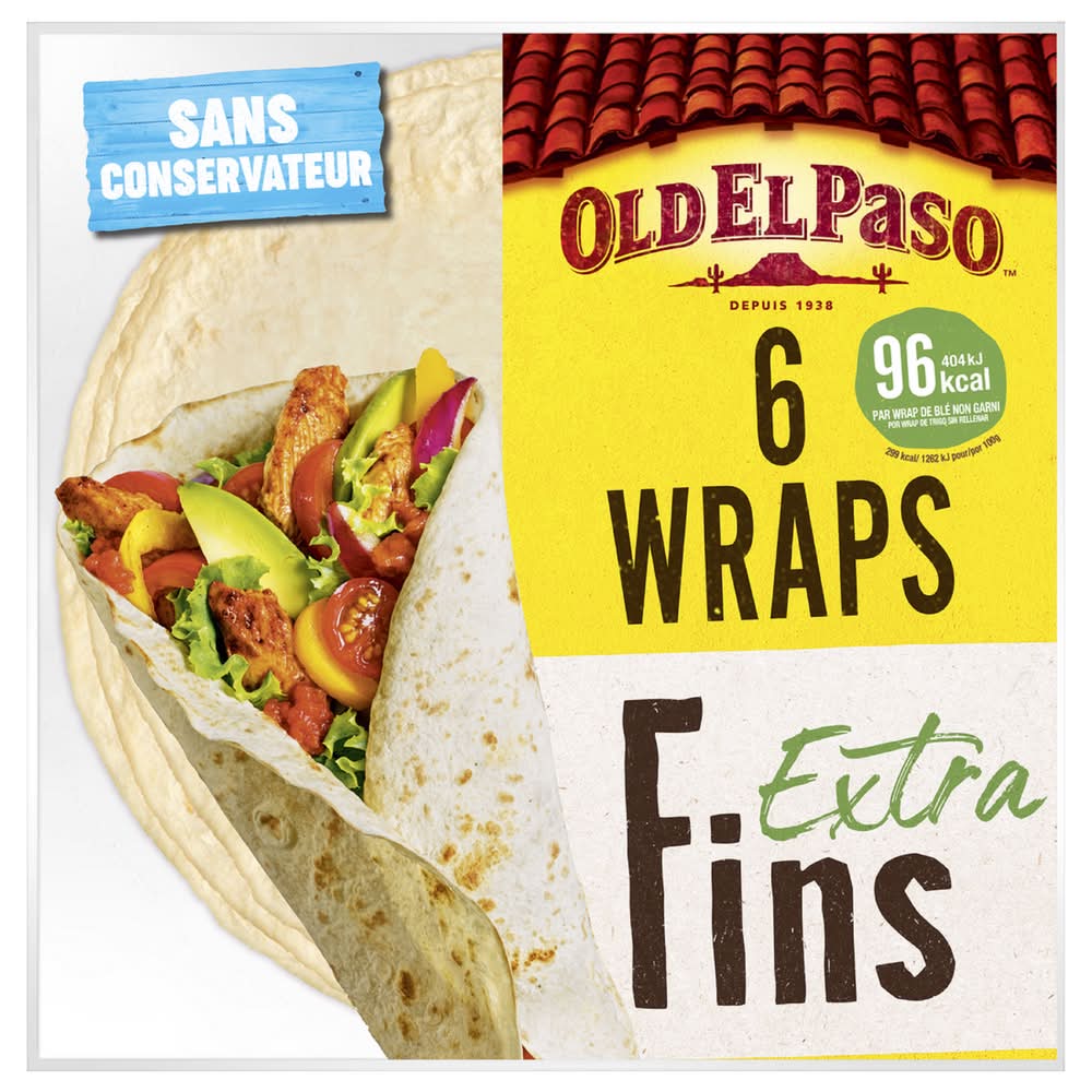 Old El Paso - Galette de wraps fins (6)