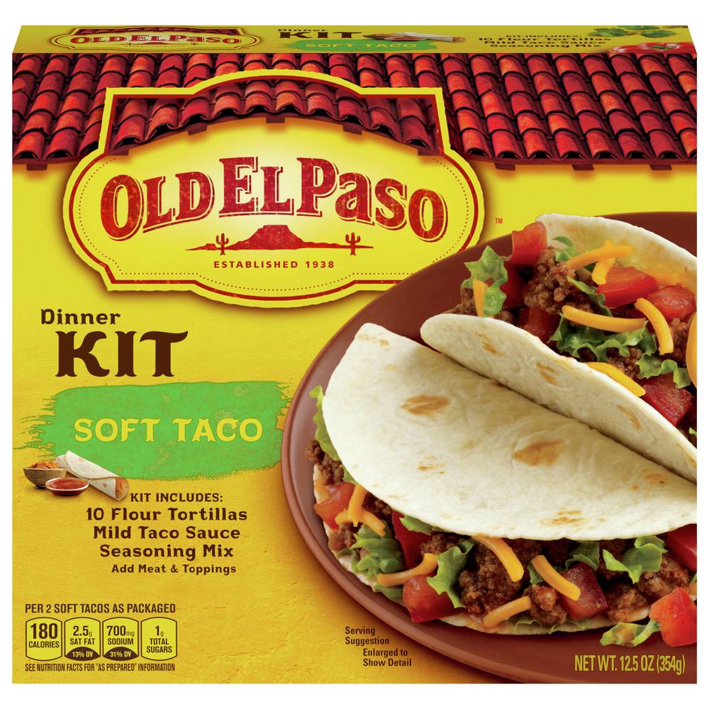 Old El Paso Soft Taco Dinner Kit (12.5 oz)