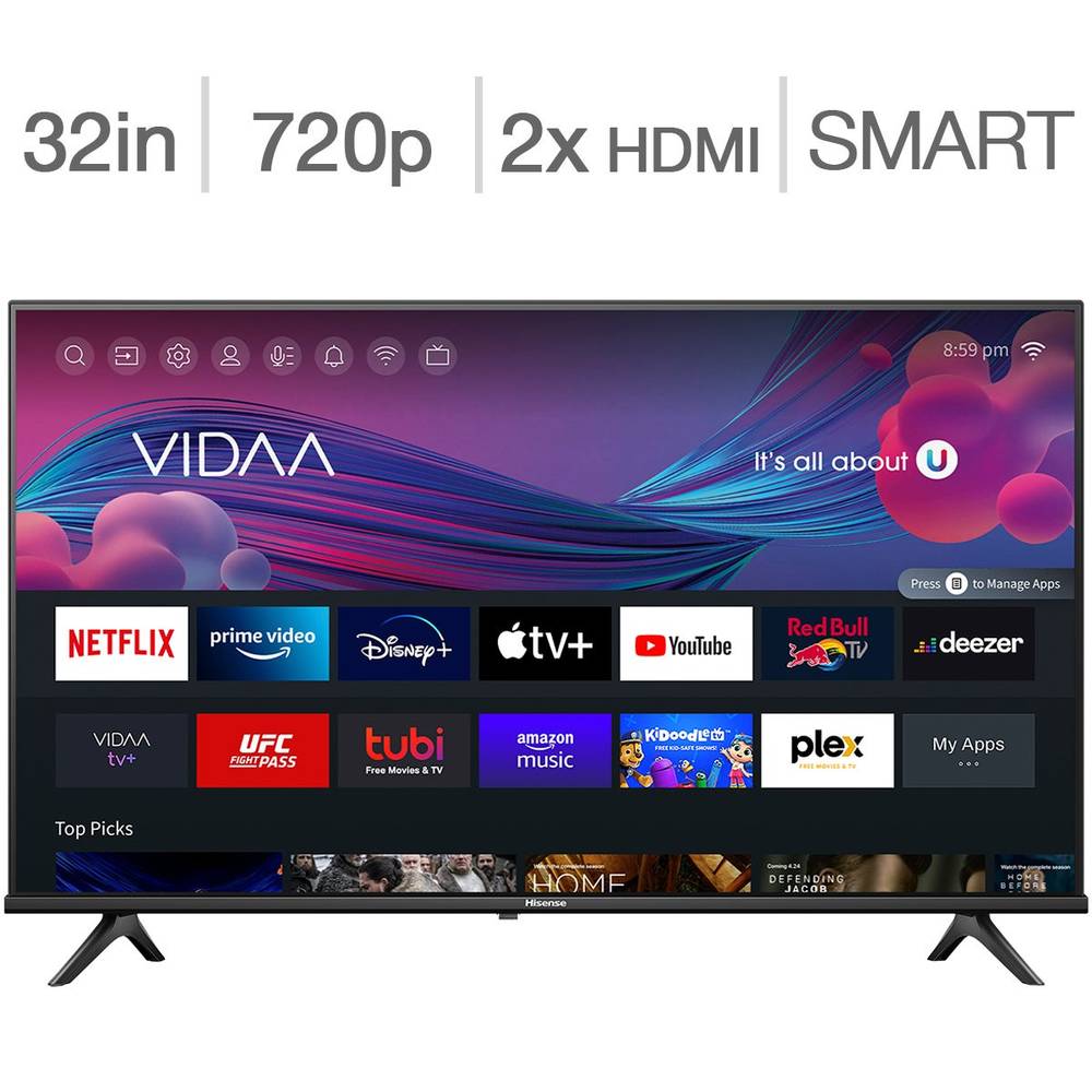 Hisense 32" Class - A4Kv Series - 720P Hd Led Lcd Tv