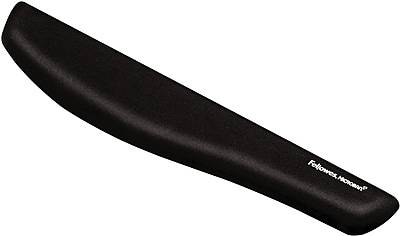 Fellowes PlushTouch Foam Wrist Rest, Black (9252104)