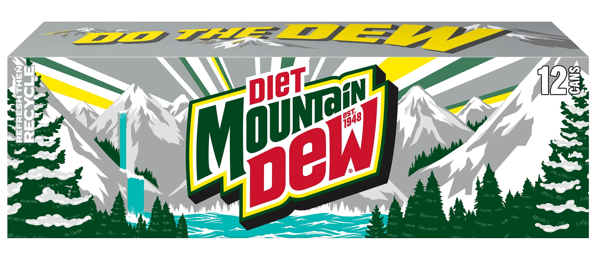 Mountain Dew Diet Soda, Citrus (12 x 12 fl oz)