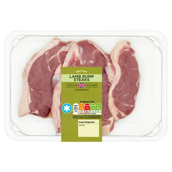 Sainsbury's British Lamb Rump Steaks (300g)