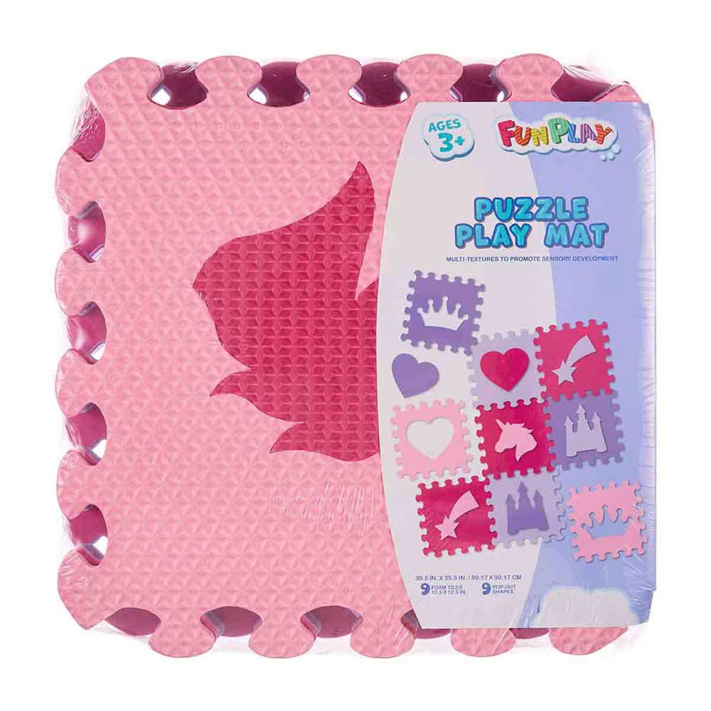 FunPlay Puzzle Play Mat 3+ Years, 35.5x35.5 in (9 ct)