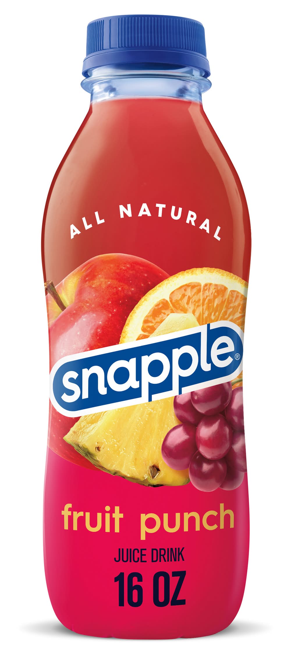 Snapple All Natural Juice Drink, Fruit Punch (16 fl oz)