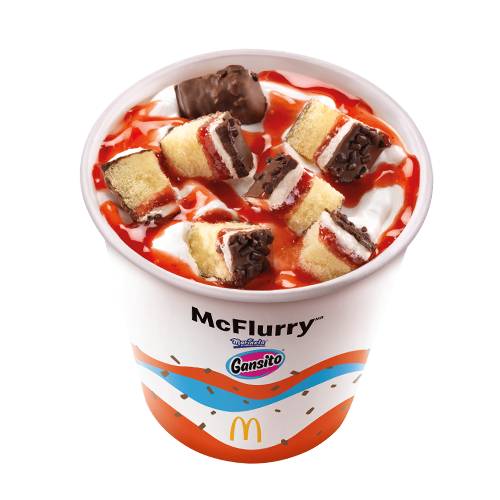 McFlurry Gansito Fresa