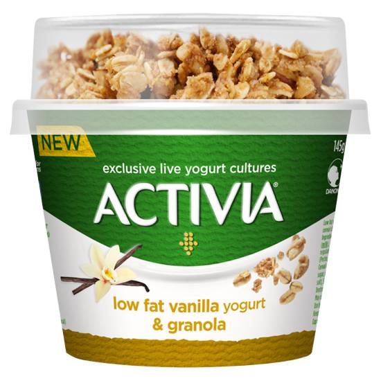 Activia Vanilla, Low Fat Yogurt & Granola (165g)