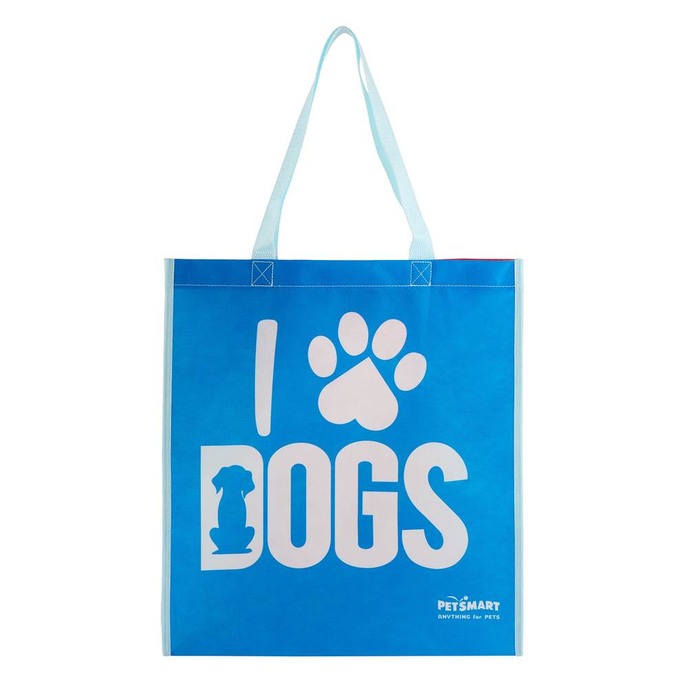 PetSmart I Love Dogs Reusable Bag (Color: Multi Color, Size: 1 Count)