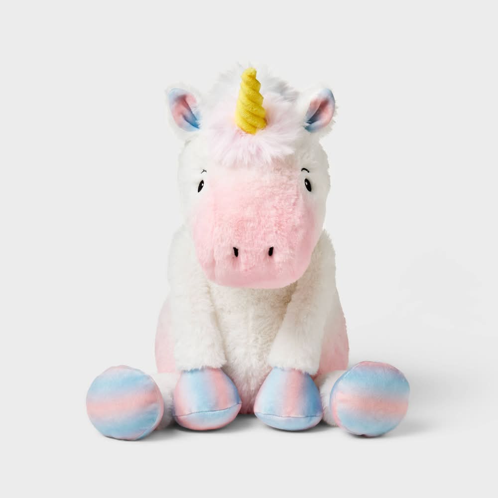 Gigglescape Ombre Unicorn Stuffed Animal, 11.5 in