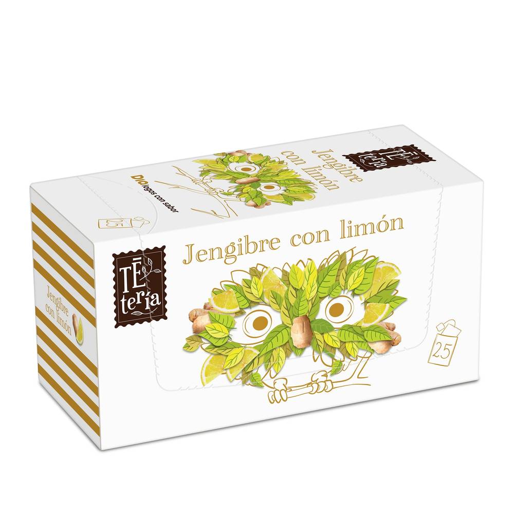 Infusión De Jengibre Con Limón Tetería De Dia Caja 25 Unidades