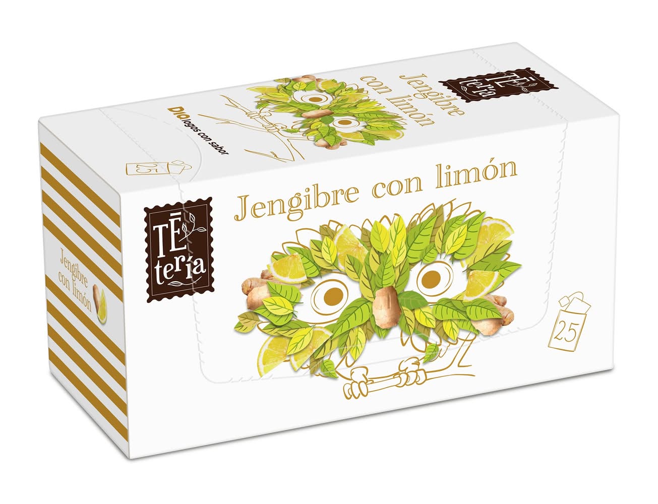 Infusión De Jengibre Con Limón Tetería De Dia Caja 25 Unidades