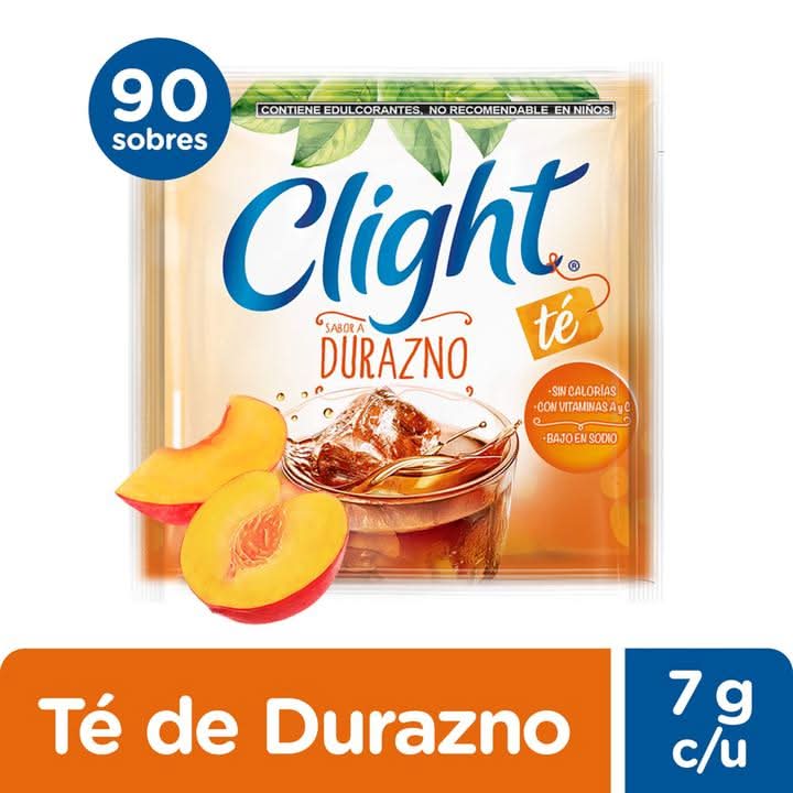 Clight · Polvo para preparar té, durazno (7 g)
