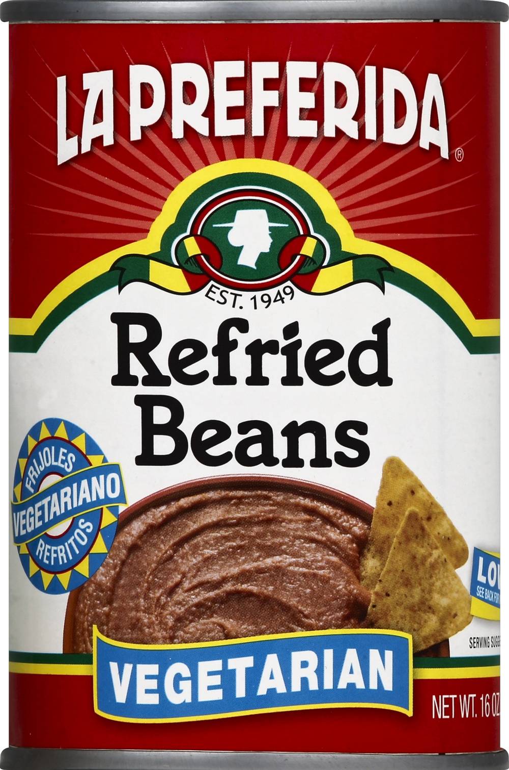 La Preferida Vegetarian Refried Beans (1 lbs)