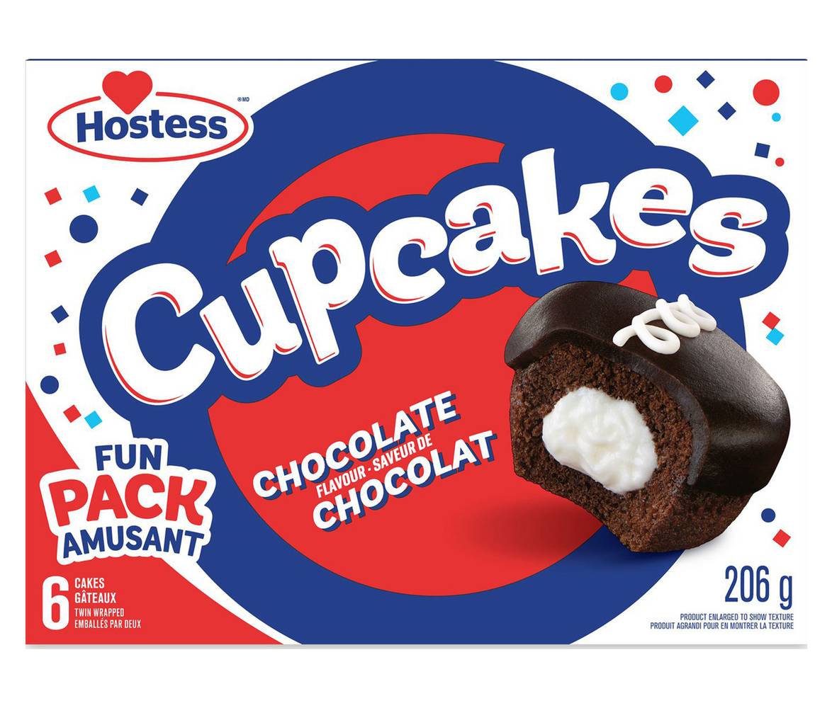 Hostess Chocolate Cupcakes (206 g, 6 ct)